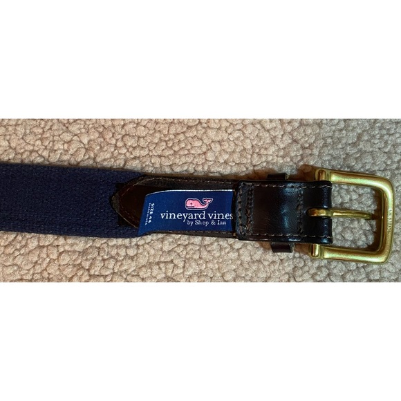 Vineyard Vines Men’s Lacrosse Canvas Club Belt - Picture 7 of 7